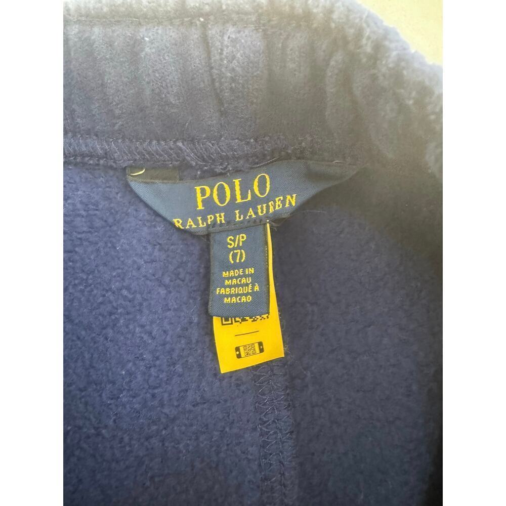 Ralph Lauren Kids Navy Logo Joggers Size 6/7 - Picture 4 of 4